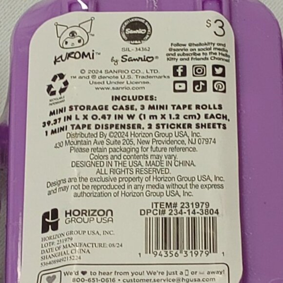 NWT Hello Kitty and Friends Collection - Picture 4 of 5